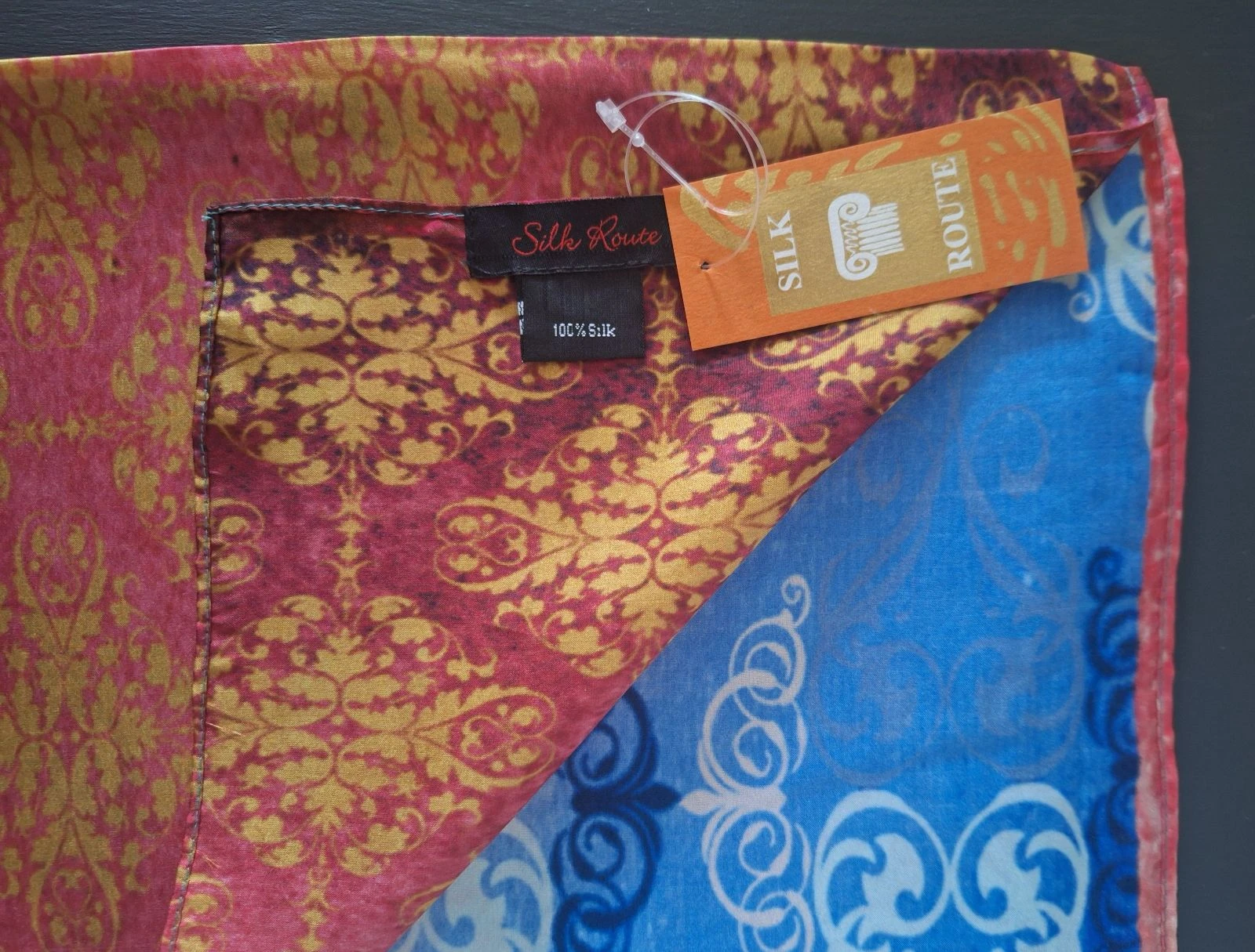 Écharpe nova de seda multicolor étnica chique Silk Route – photo 6